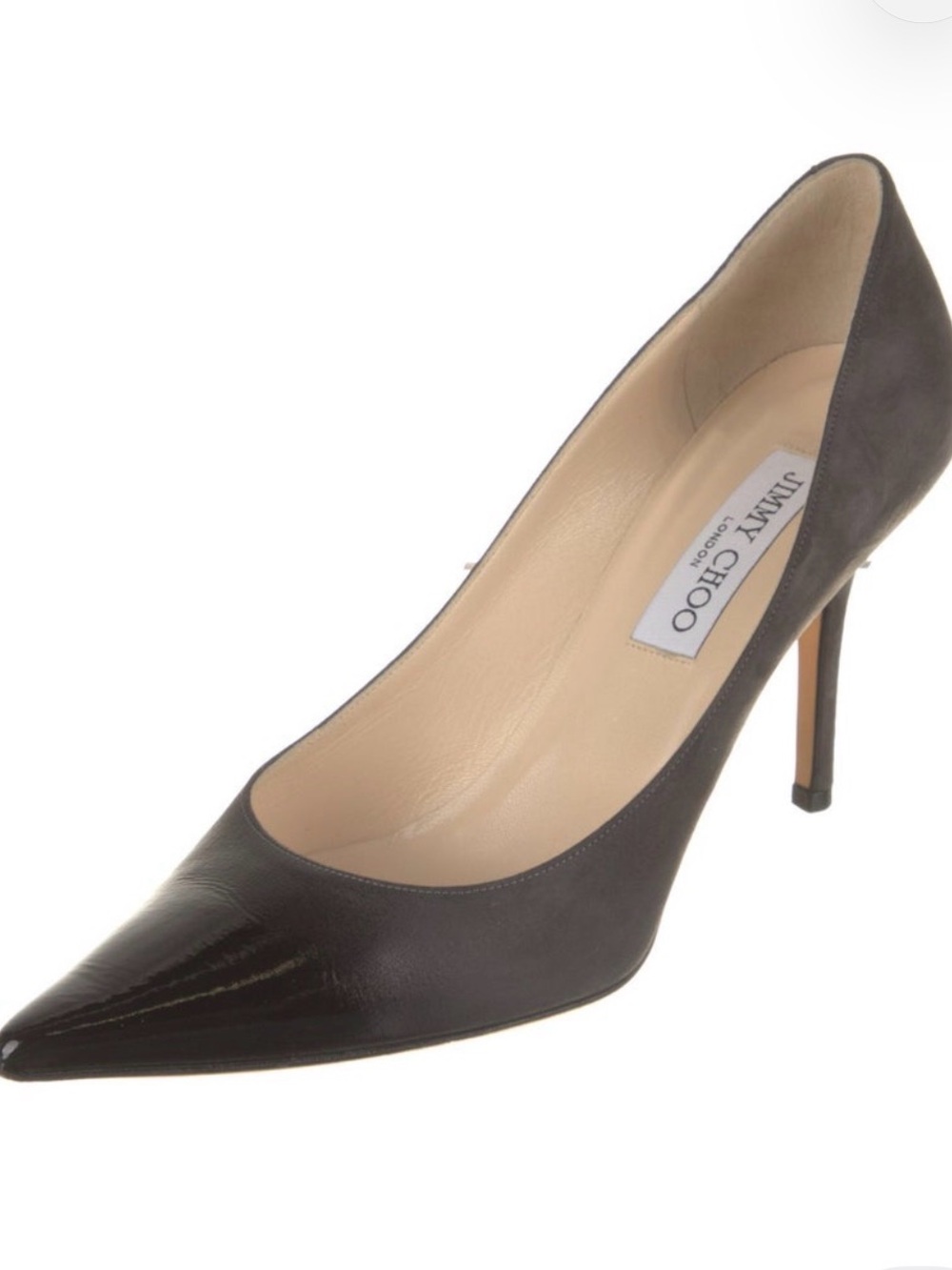 Jimmy Choo Black Pointed-Toe Stiletto Pump
